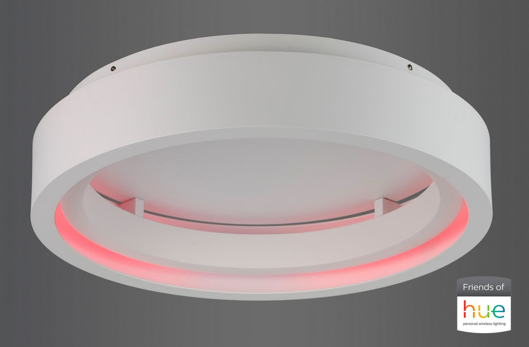 ET2 - E35001-MW - LED Flush Mount - iCorona FoH - Matte White