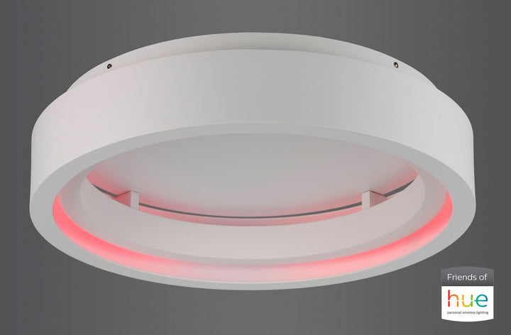 ET2 - E35001-MW - LED Flush Mount - iCorona FoH - Matte White
