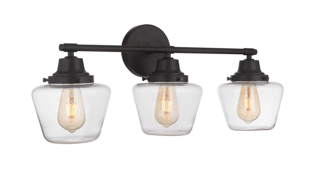 Craftmade Canada - 19528FB3 - Three Light Vanity - Essex - Flat Black