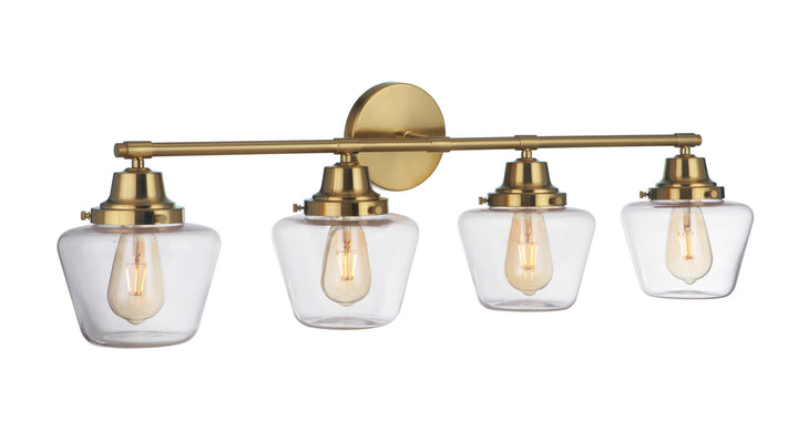 Craftmade Canada - 19538SB4 - Four Light Vanity - Essex - Satin Brass