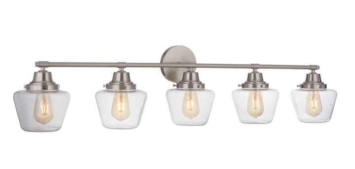 Craftmade Canada - 19548BNK5 - Five Light Vanity - Essex - Brushed Polished Nickel