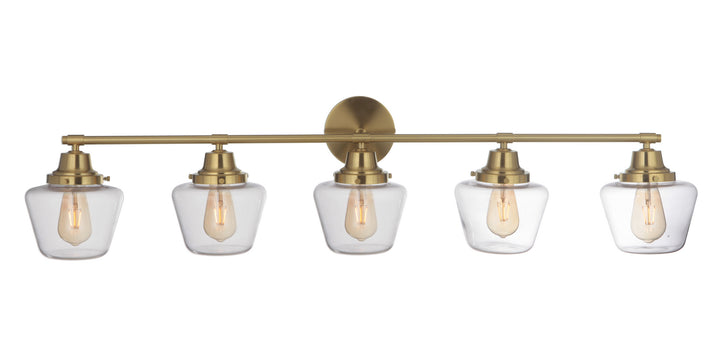 Craftmade Canada - 19548SB5 - Five Light Vanity - Essex - Satin Brass