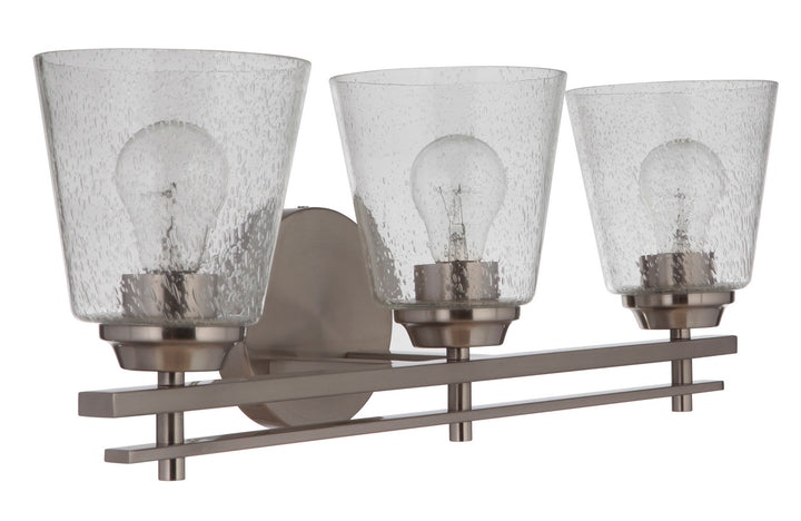 Craftmade Canada - 19624BNK3 - Three Light Vanity - Drake - Brushed Polished Nickel