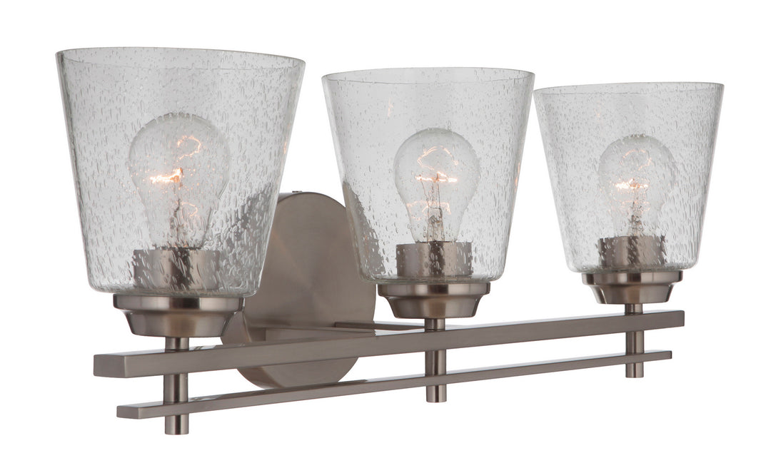 Craftmade Canada - 19624BNK3 - Three Light Vanity - Drake - Brushed Polished Nickel