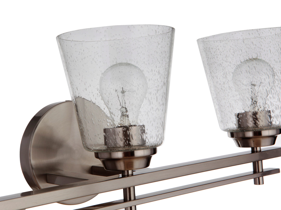 Craftmade Canada - 19624BNK3 - Three Light Vanity - Drake - Brushed Polished Nickel
