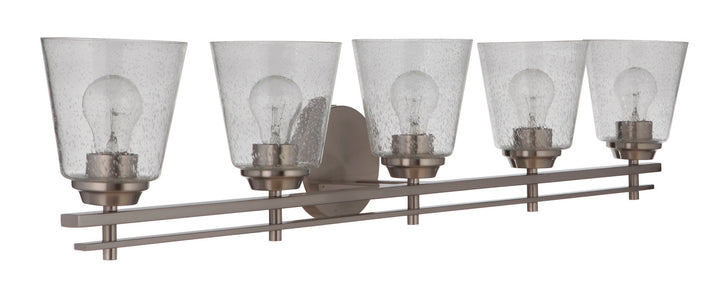 Craftmade Canada - 19642BNK5 - Five Light Vanity - Drake - Brushed Polished Nickel