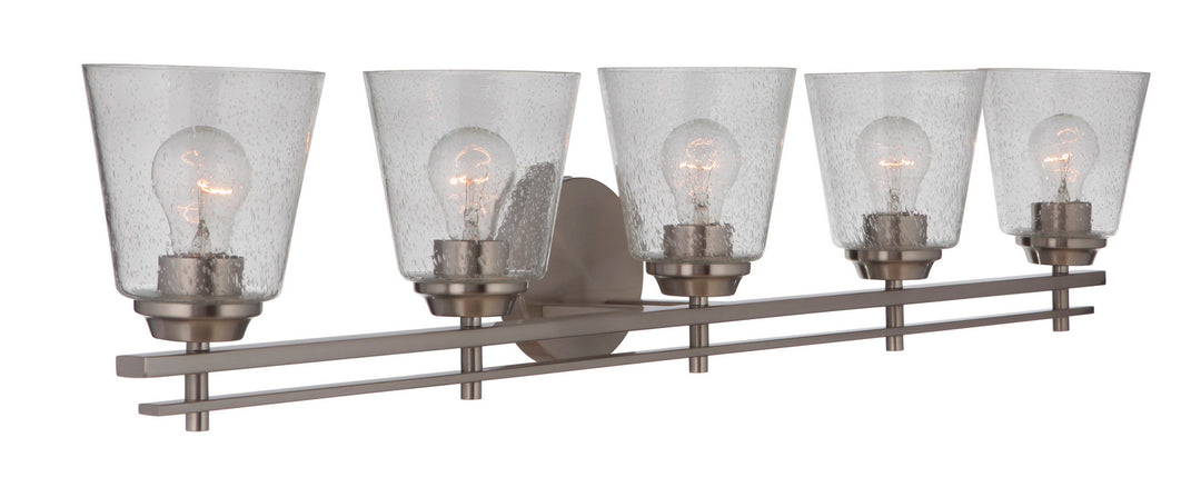 Craftmade Canada - 19642BNK5 - Five Light Vanity - Drake - Brushed Polished Nickel