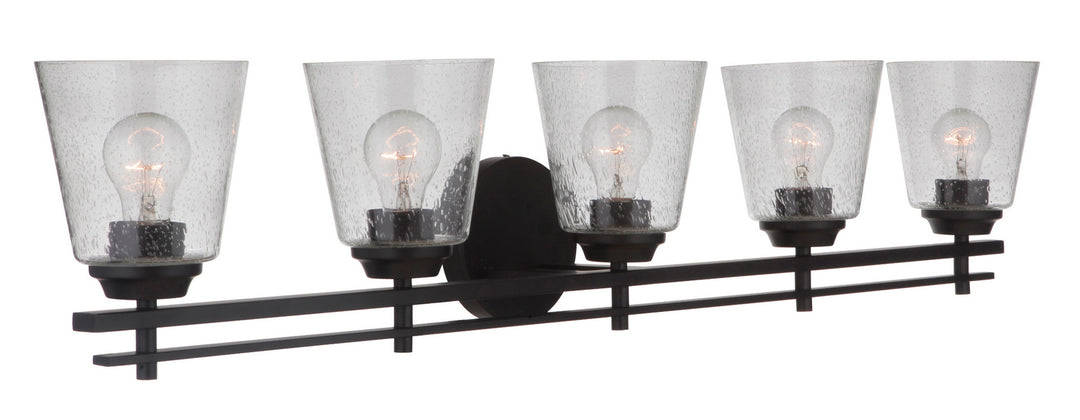 Craftmade Canada - 19642FB5 - Five Light Vanity - Drake - Flat Black