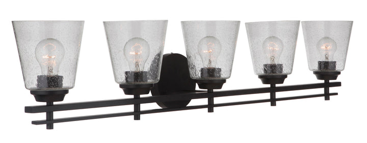 Craftmade Canada - 19642FB5 - Five Light Vanity - Drake - Flat Black