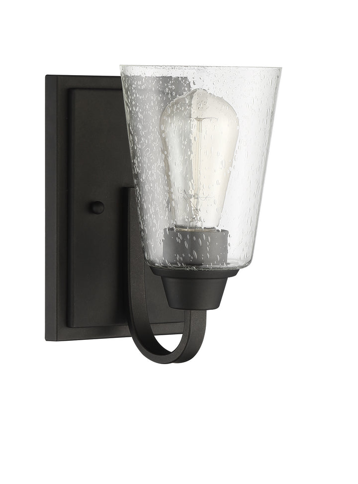 Grace One Light Wall Sconce in Espresso - available from The Lighting Shoppe, trusted by Canadian homeowners