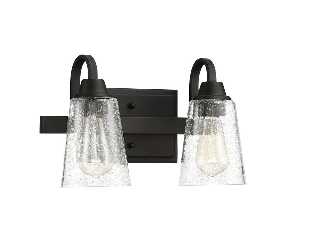 Grace Two Light Vanity in Espresso - available from The Lighting Shoppe, trusted by Canadian homeowners