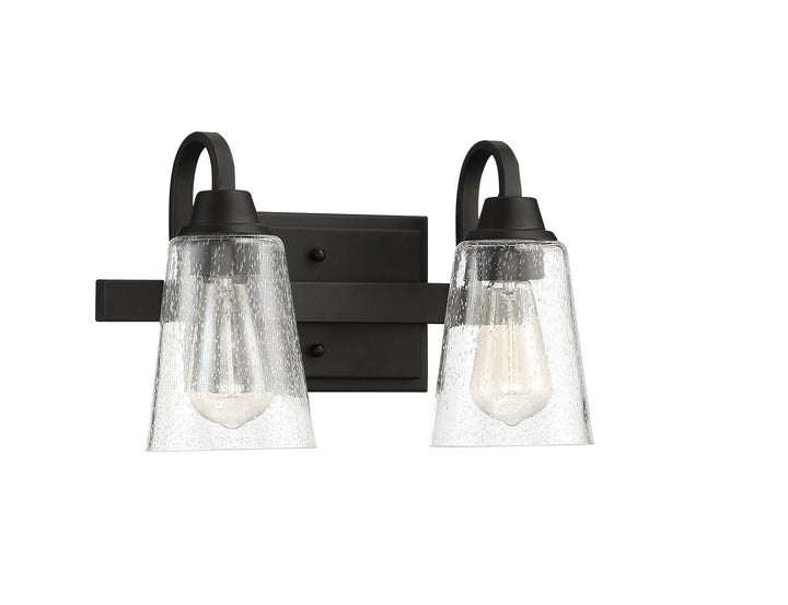 Grace Two Light Vanity in Espresso - available from The Lighting Shoppe, trusted by Canadian homeowners