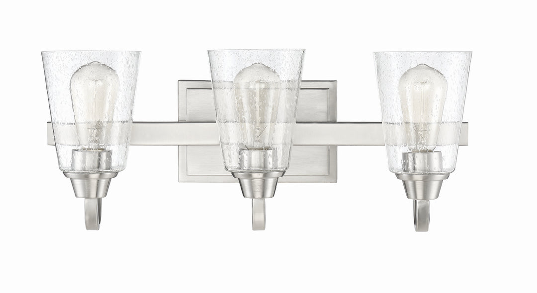 Craftmade Canada - 41903-BNK-CS - Three Light Vanity - Grace - Brushed Polished Nickel