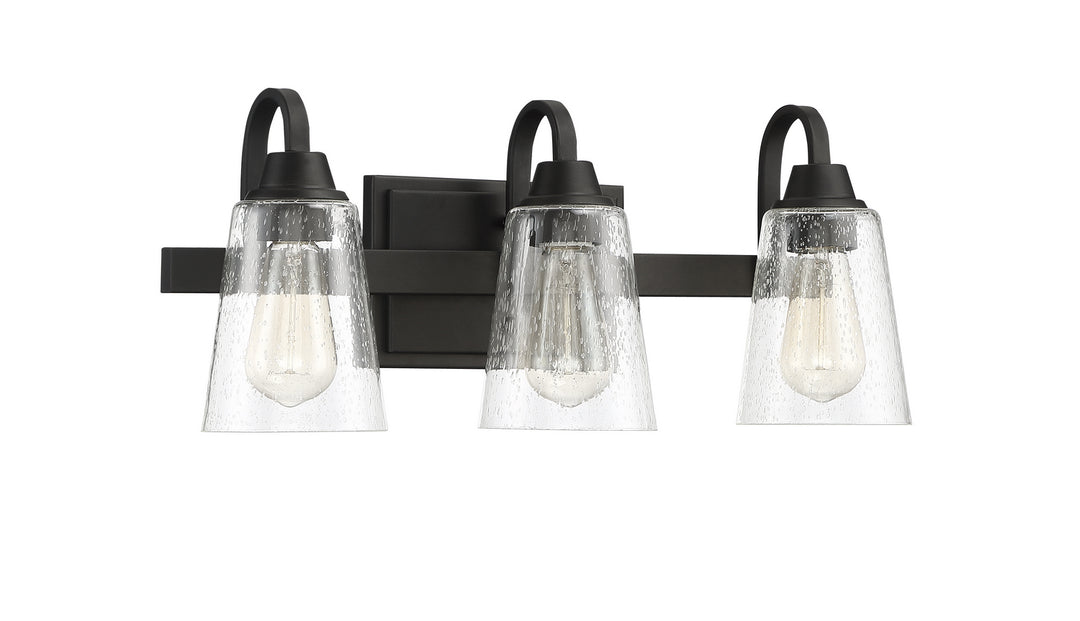Grace Three Light Vanity in Espresso - available from The Lighting Shoppe, trusted by Canadian homeowners