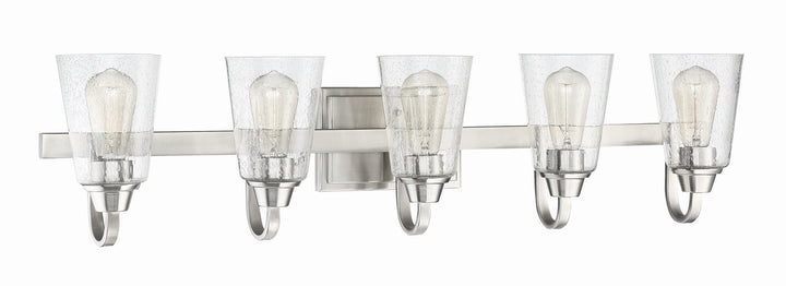 Craftmade Canada - 41905-BNK-CS - Five Light Vanity - Grace - Brushed Polished Nickel