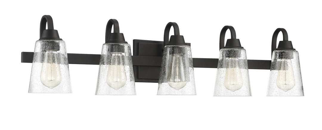 Grace Five Light Vanity in Espresso - available from The Lighting Shoppe, trusted by Canadian homeowners