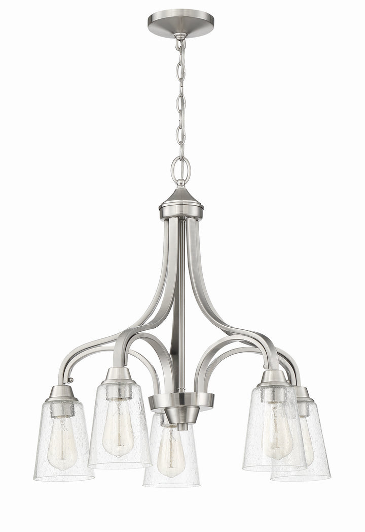 Craftmade Canada - 41915-BNK-CS - Five Light Chandelier - Grace - Brushed Polished Nickel