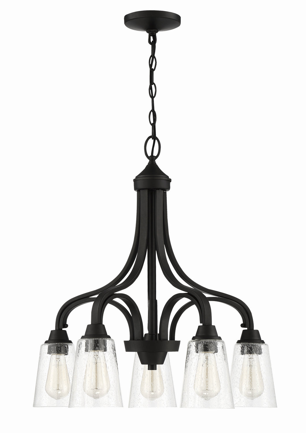 Craftmade Canada - 41915-ESP-CS - Five Light Chandelier - Grace - Espresso