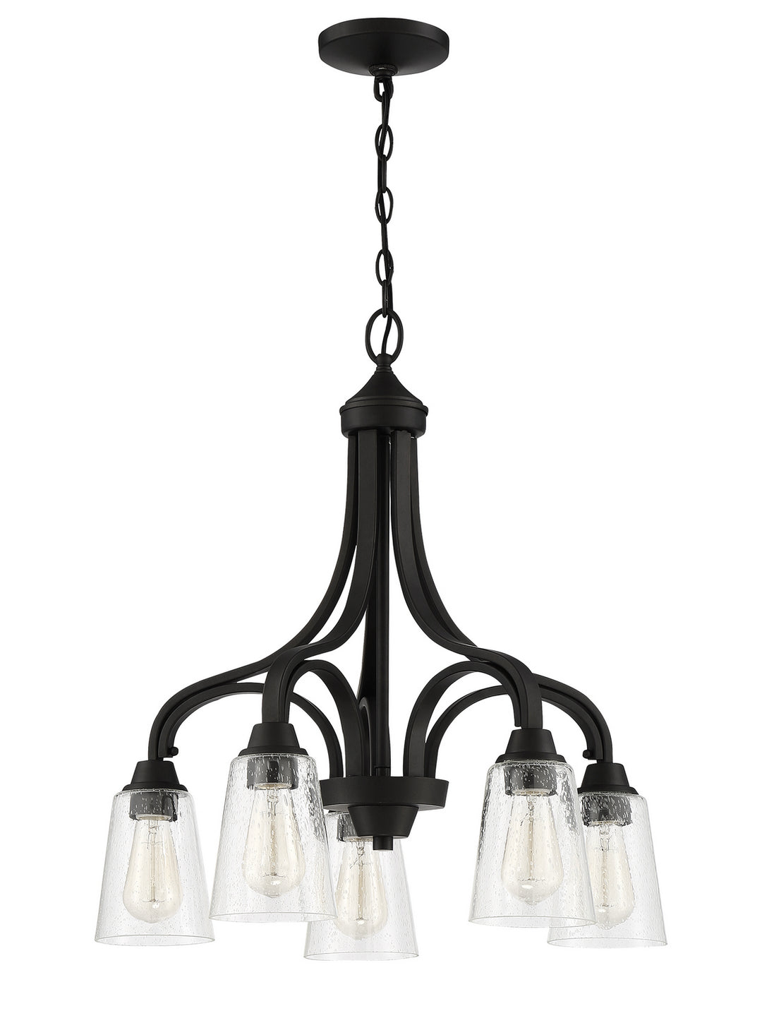 Grace Five Light Chandelier in Espresso - available from The Lighting Shoppe, trusted by Canadian homeowners