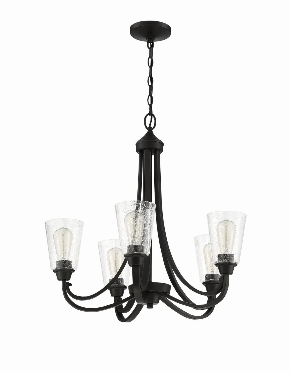 Craftmade Canada - 41925-ESP-CS - Five Light Chandelier - Grace - Espresso
