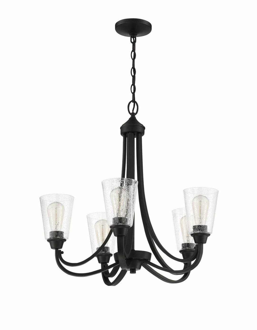 Craftmade Canada - 41925-ESP-CS - Five Light Chandelier - Grace - Espresso