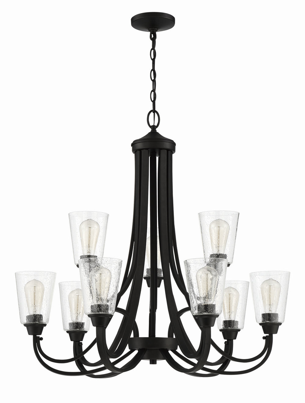 Craftmade Canada - 41929-ESP-CS - Nine Light Chandelier - Grace - Espresso