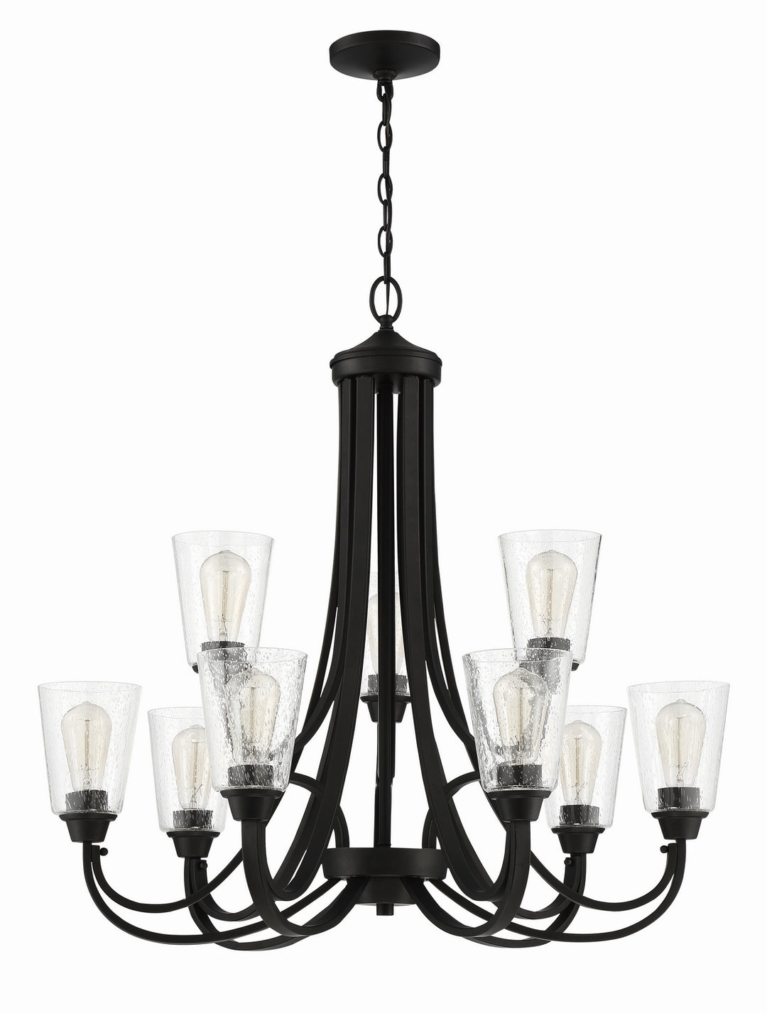 Craftmade Canada - 41929-ESP-CS - Nine Light Chandelier - Grace - Espresso