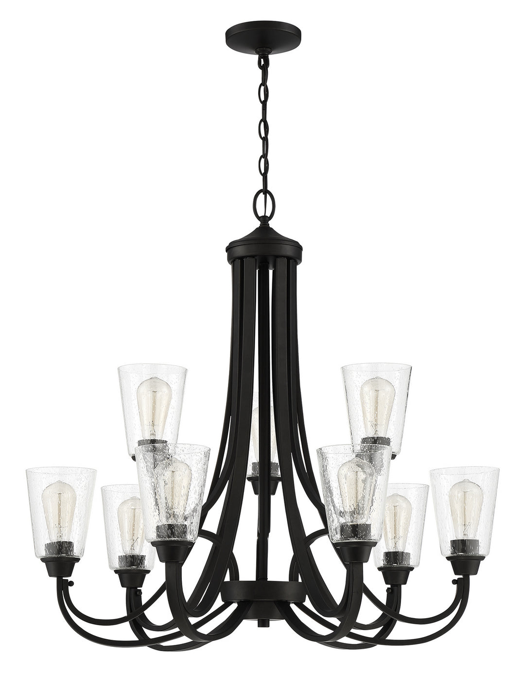 Craftmade Canada - 41929-ESP-CS - Nine Light Chandelier - Grace - Espresso