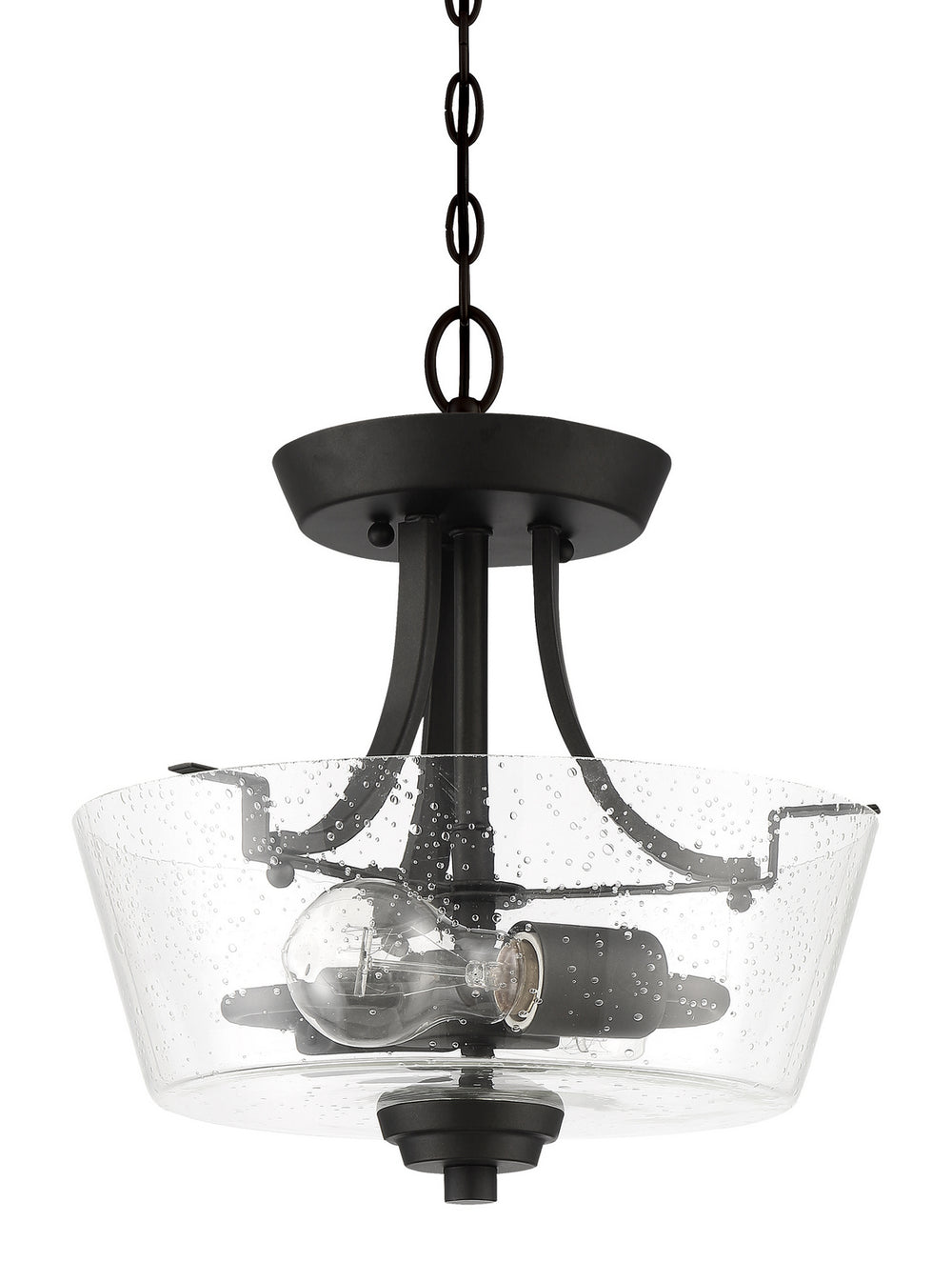 Craftmade Canada - 41952-ESP-CS - Two Light Semi Flush Mount Convertible - Grace - Espresso