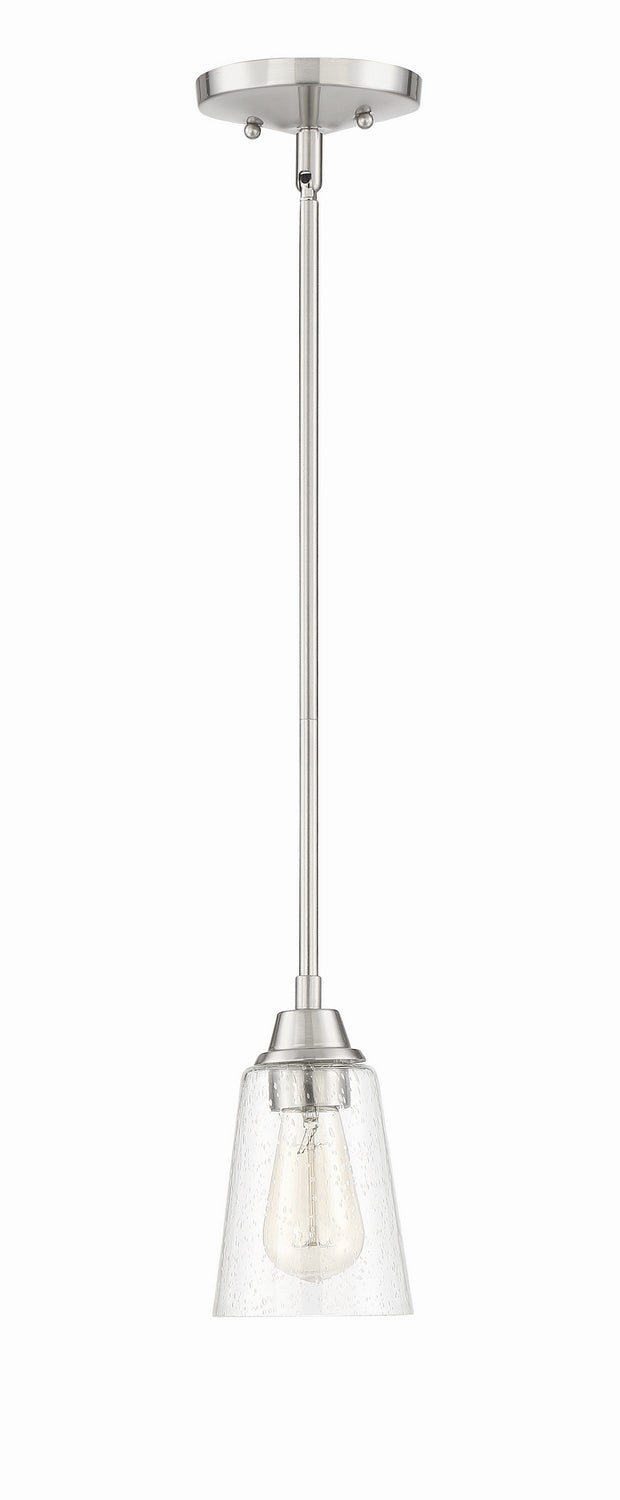 Craftmade Canada - 41991-BNK-CS - One Light Mini Pendant - Grace - Brushed Polished Nickel