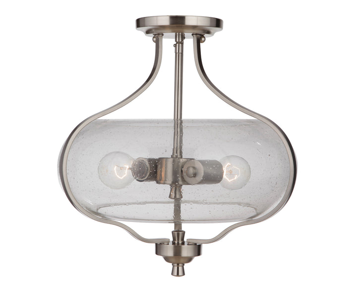 Craftmade Canada - 49952-BNK - Two Light Semi Flush Mount - Serene - Brushed Polished Nickel