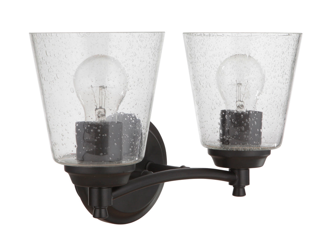 Craftmade Canada - 50202-FB - Two Light Vanity - Tyler - Flat Black