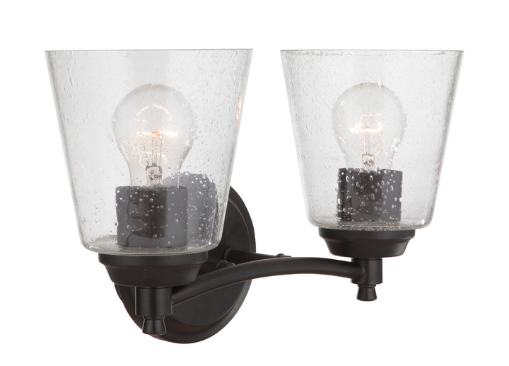 Craftmade Canada - 50202-FB - Two Light Vanity - Tyler - Flat Black