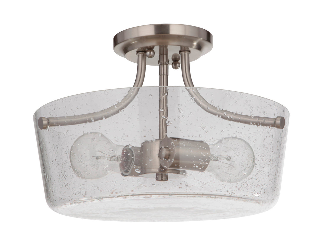 Craftmade Canada - 50252-BNK - Two Light Semi Flush Mount - Tyler - Brushed Polished Nickel