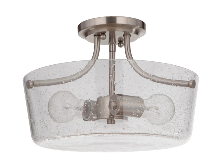 Craftmade Canada - 50252-BNK - Two Light Semi Flush Mount - Tyler - Brushed Polished Nickel