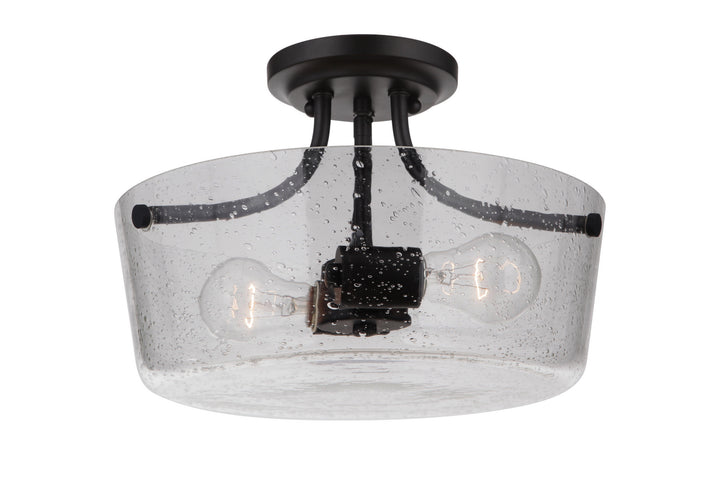 Craftmade Canada - 50252-FB - Two Light Semi Flush Mount - Tyler - Flat Black
