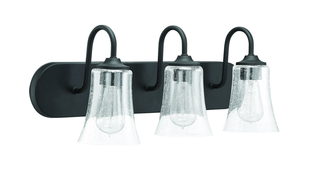 Craftmade Canada - 50403-FB - Three Light Vanity - Gwyneth - Flat Black