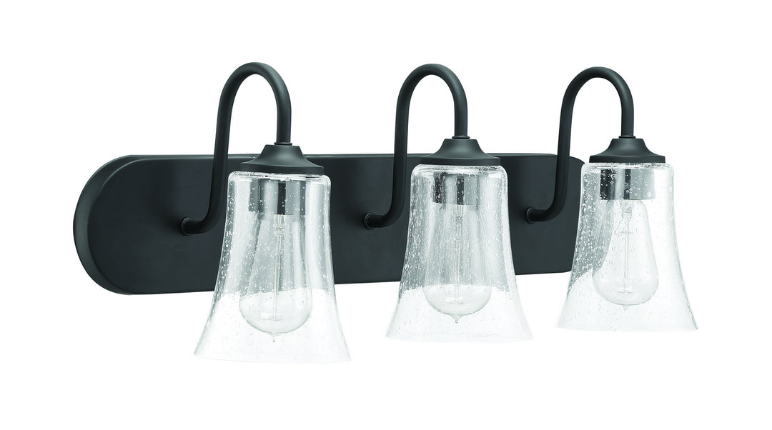 Craftmade Canada - 50403-FB - Three Light Vanity - Gwyneth - Flat Black