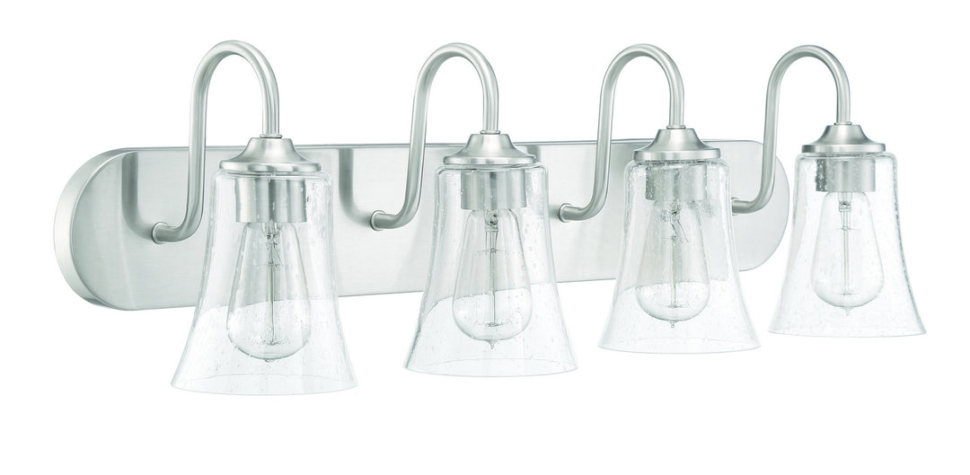 Craftmade Canada - 50404-BNK - Four Light Vanity - Gwyneth - Brushed Polished Nickel