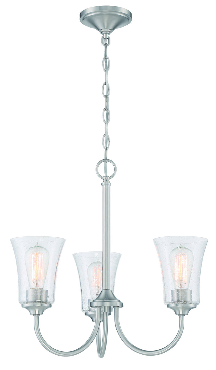 Craftmade Canada - 50423-BNK - Three Light Chandelier - Gwyneth - Brushed Polished Nickel