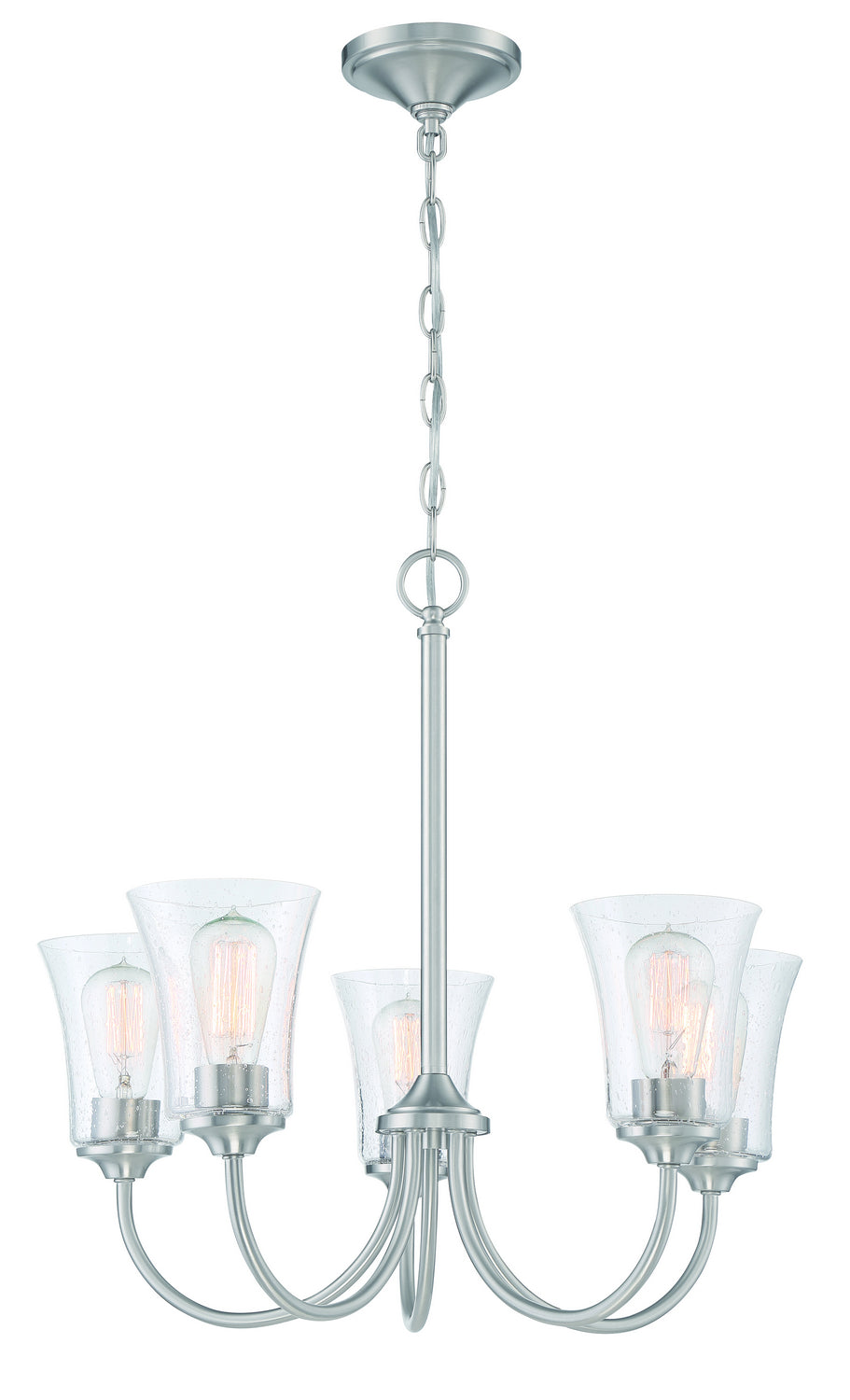 Craftmade Canada - 50425-BNK - Five Light Chandelier - Gwyneth - Brushed Polished Nickel