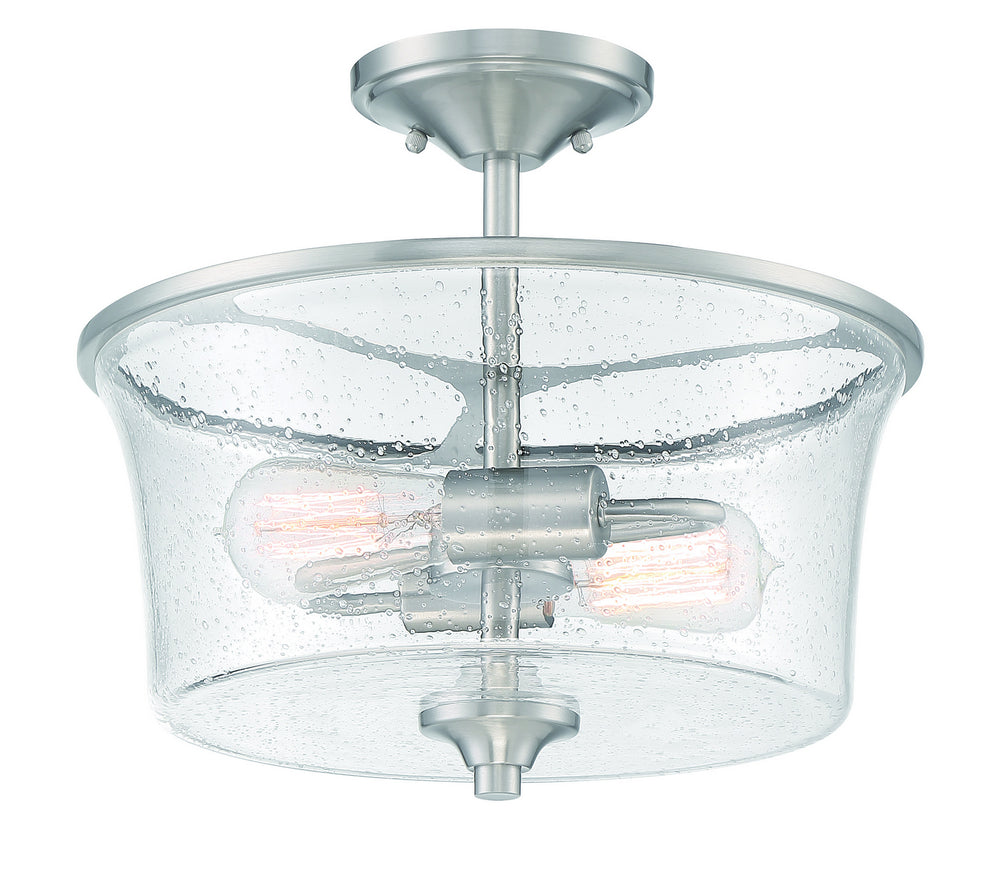 Craftmade Canada - 50452-BNK - Two Light Convertible Semi Flush - Gwyneth - Brushed Polished Nickel