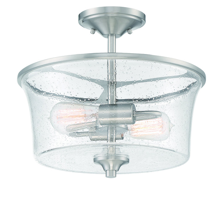 Craftmade Canada - 50452-BNK - Two Light Convertible Semi Flush - Gwyneth - Brushed Polished Nickel