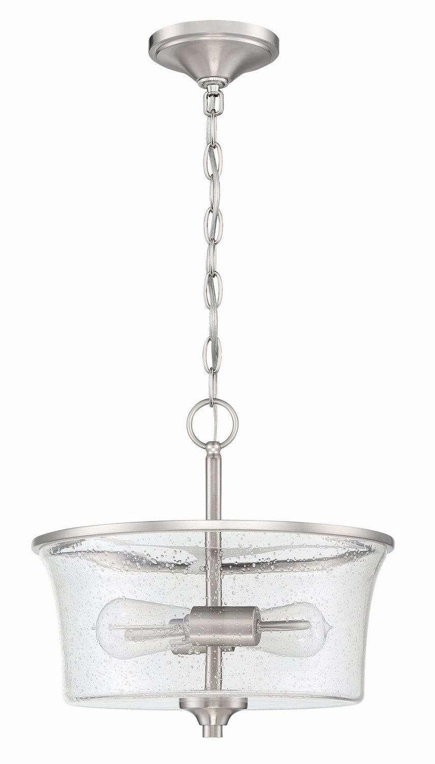 Craftmade Canada - 50452-BNK - Two Light Convertible Semi Flush - Gwyneth - Brushed Polished Nickel