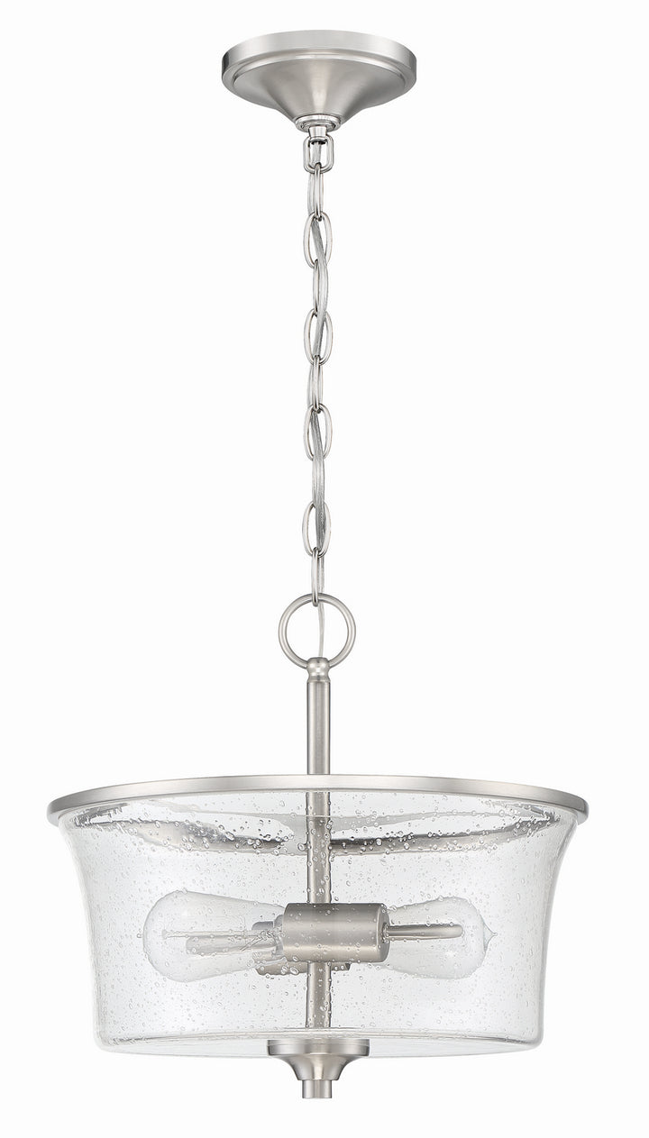 Craftmade Canada - 50452-BNK - Two Light Convertible Semi Flush - Gwyneth - Brushed Polished Nickel