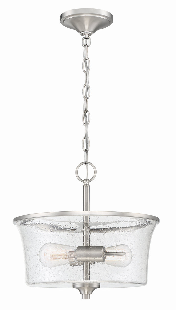 Craftmade Canada - 50452-BNK - Two Light Convertible Semi Flush - Gwyneth - Brushed Polished Nickel