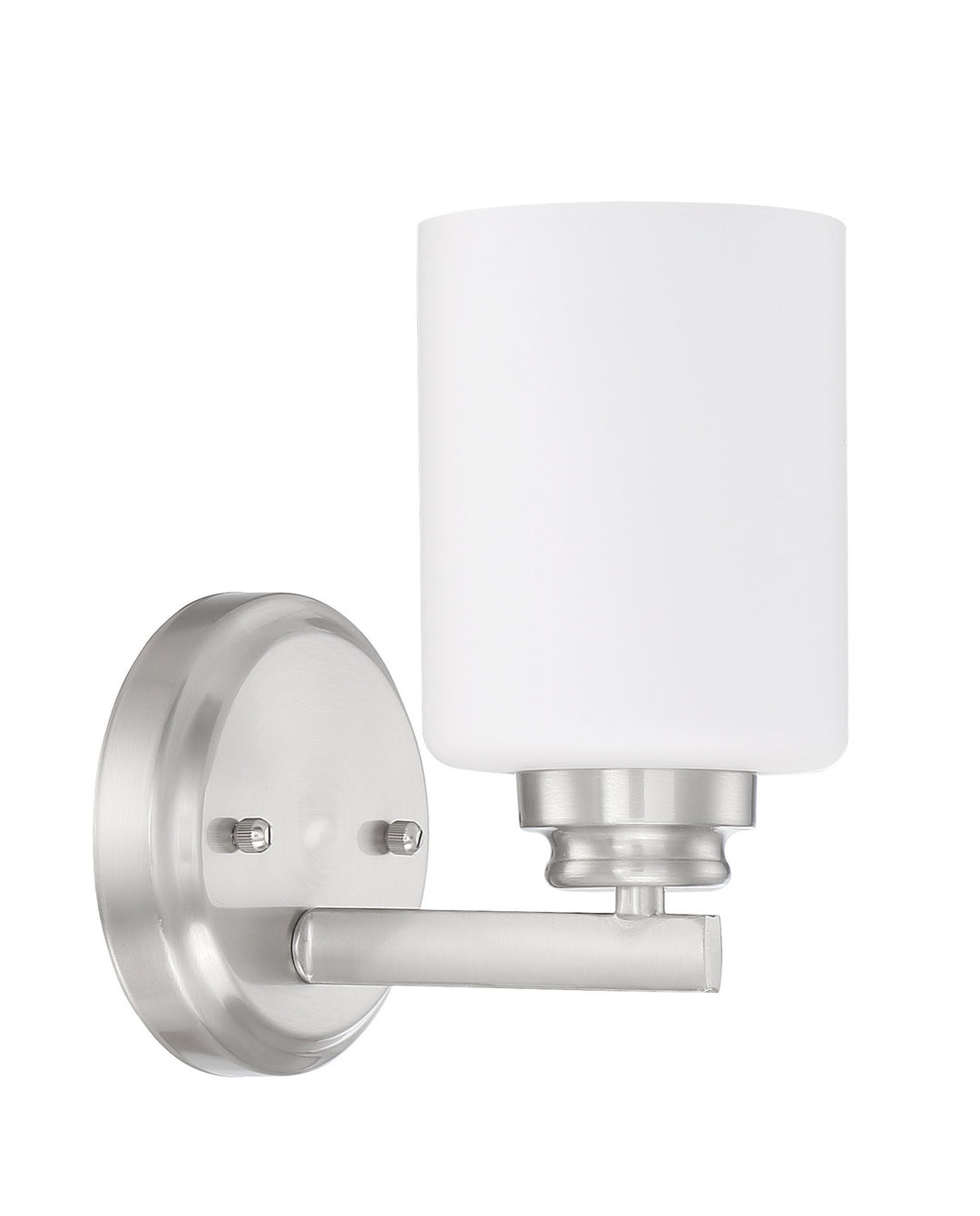 Bolden One Light Wall Sconce in Brushed Polished Nickel - available from The Lighting Shoppe, trusted by Canadian homeowners