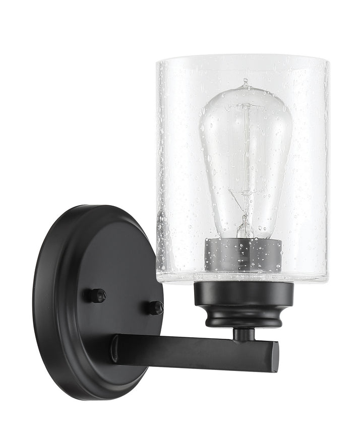 Bolden One Light Wall Sconce in Flat Black - available from The Lighting Shoppe, trusted by Canadian homeowners