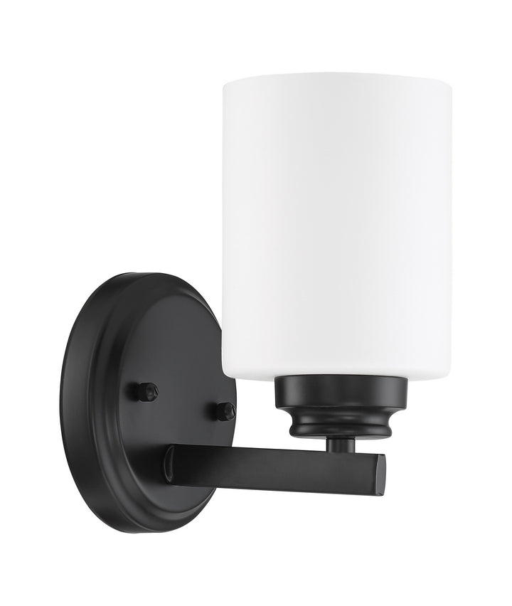 Bolden One Light Wall Sconce in Flat Black - available from The Lighting Shoppe, trusted by Canadian homeowners