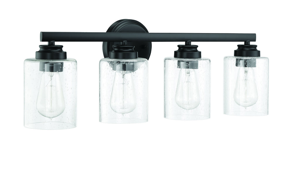 Craftmade Canada - 50504-FB - Four Light Vanity - Bolden - Flat Black